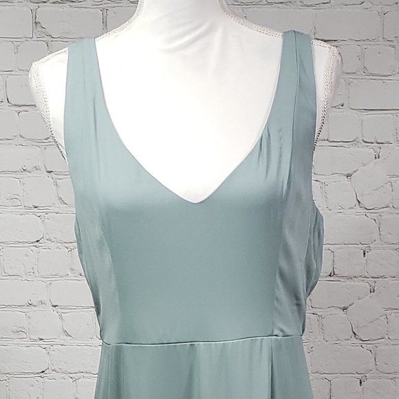 SHOW ME YOUR MUMU Jenn Maxi Dress Sage XL NWOT - Picture 3 of 12